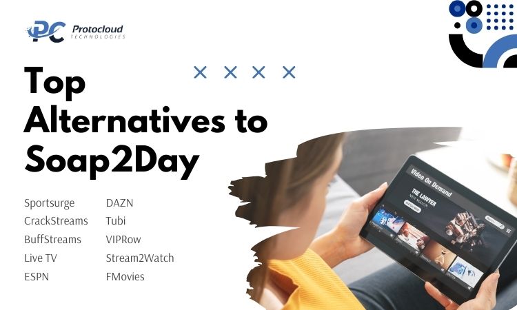 Top Alternatives to Soap2Day featured on a tablet screen