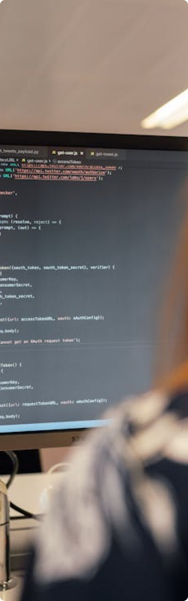 Developer coding