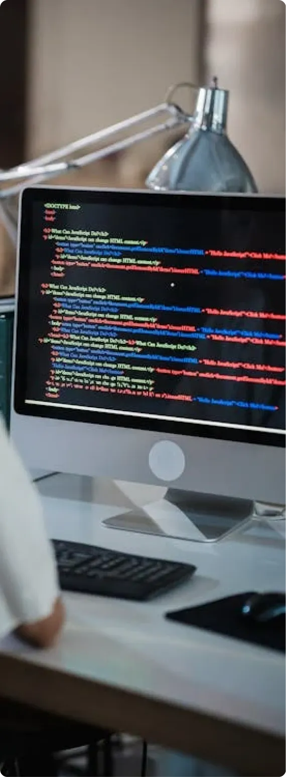 Developer coding